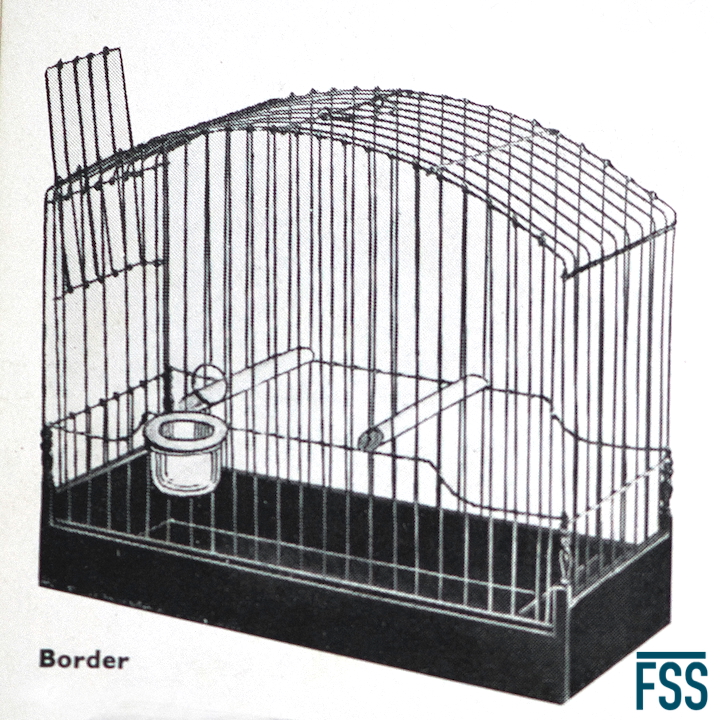 Border show cage with round pop-hole & no drawer-FSS
